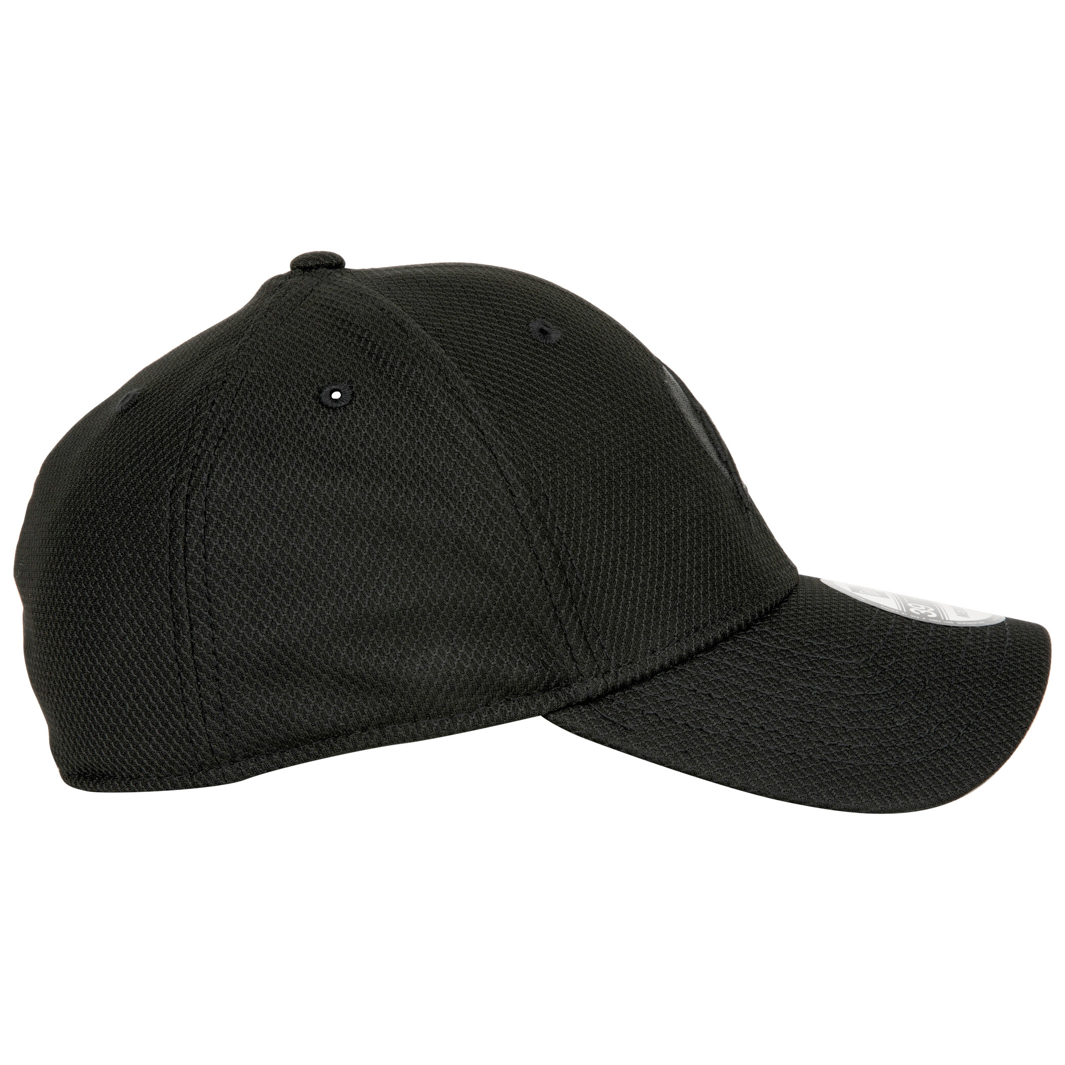 The Flash Logo Black on Black Colorway New Era 39Thirty Fitted Hat